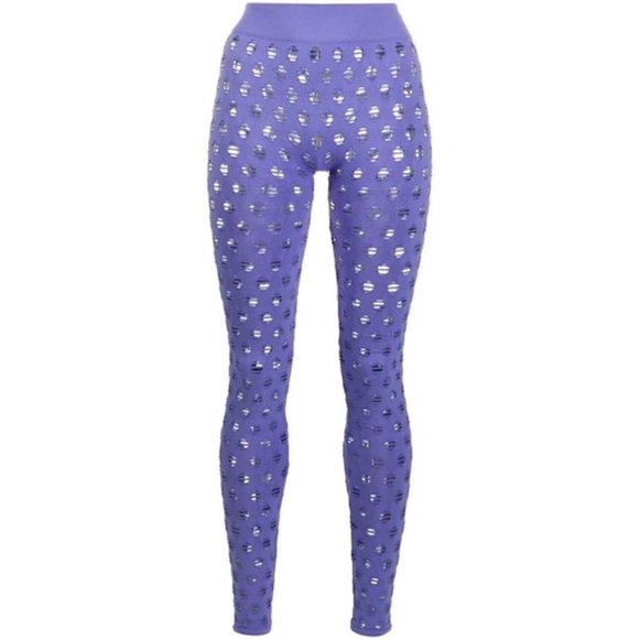 MAISIE WILEN - Purple Perforated Set - Picture 3 of 4